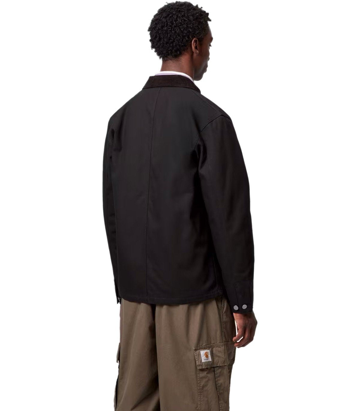 CARHARTT WIP MICHIGAN WINTER SCHWARZE JACKE