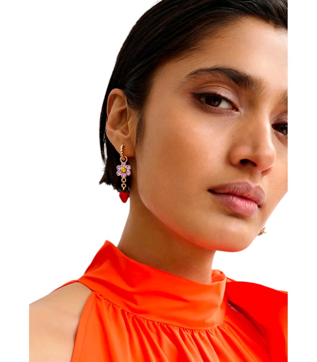 ESSENTIEL ANTWERP JOLAN GOLD EARRINGS