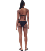 GANNI SCHWARZES LUREX BIKINIOBERTEIL