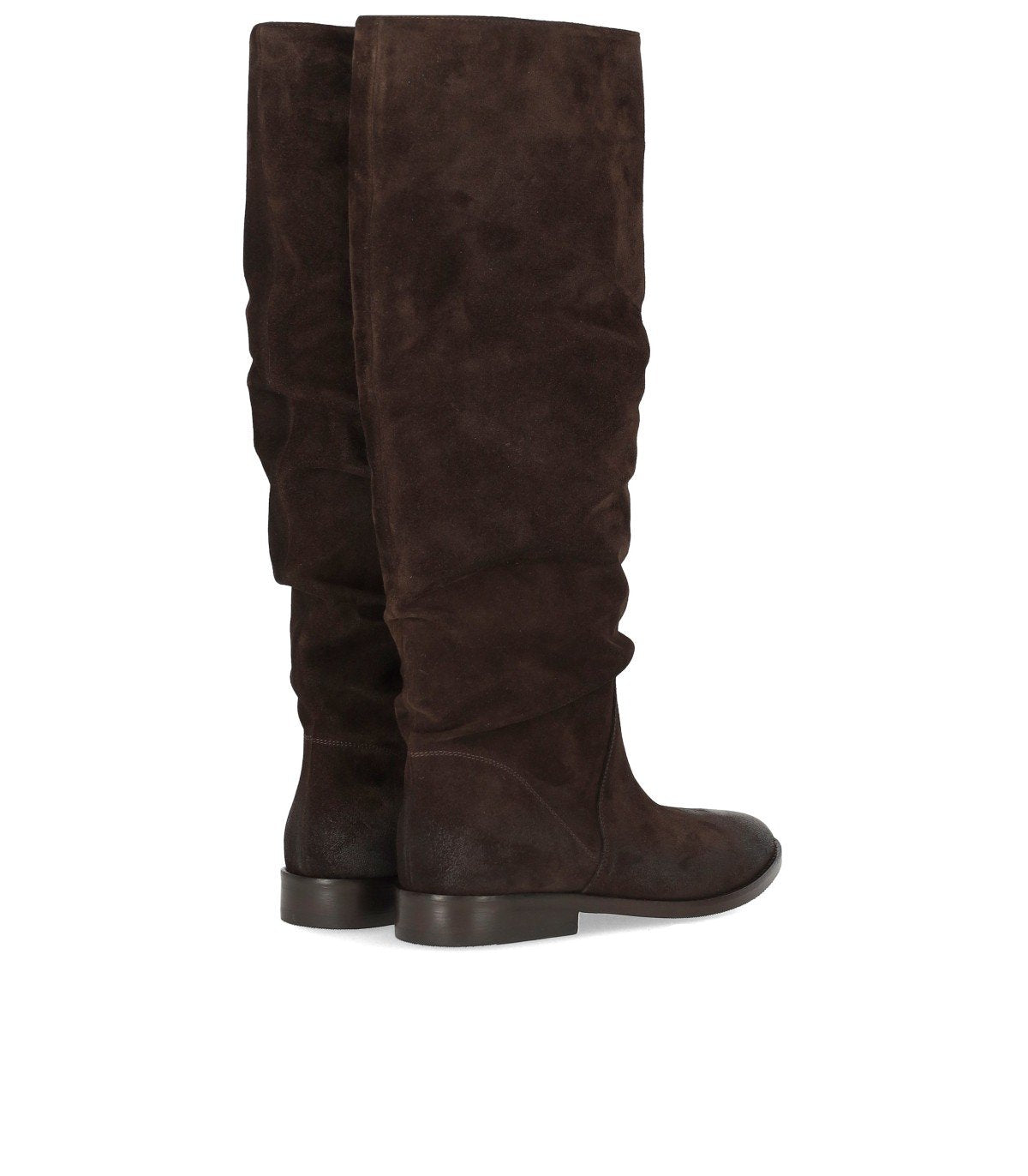 STRATEGIA BRAUNER STIEFEL AUS WILDLEDER