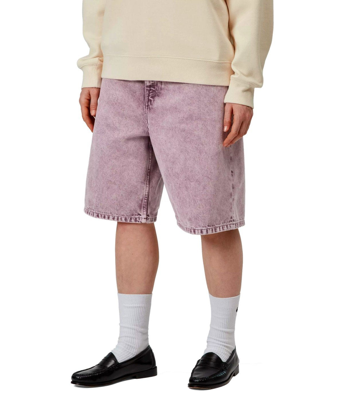 CARHARTT WIP W' BRANDON PURPLE BERMUDA SHORTS