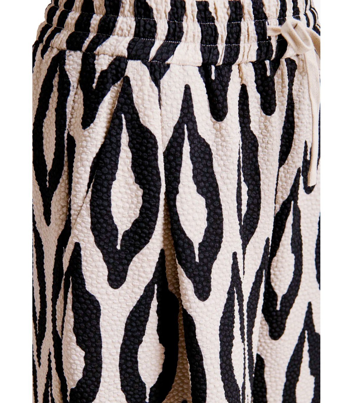 PANTALONE KONTENT BIANCO NERO ESSENTIEL ANTWERP