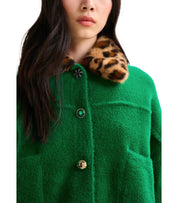 CARDIGAN INTENTION VERDE ESSENTIEL ANTWERP