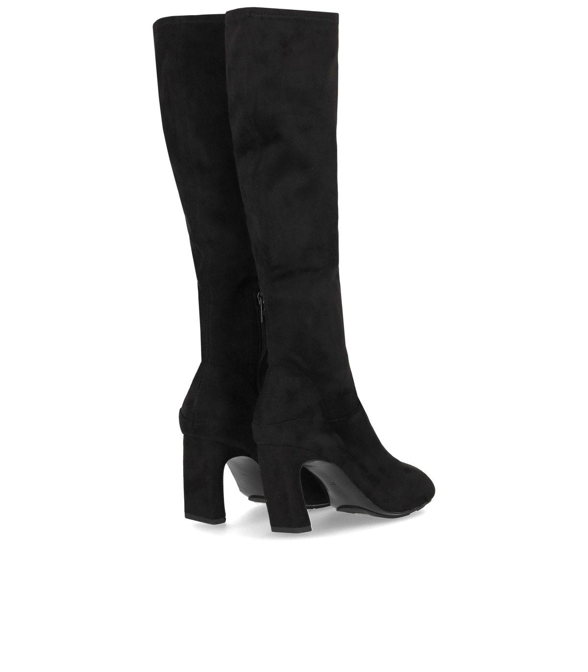 ASH EMMY SCHWARZ HOHER STIEFEL MIT ABSATZ