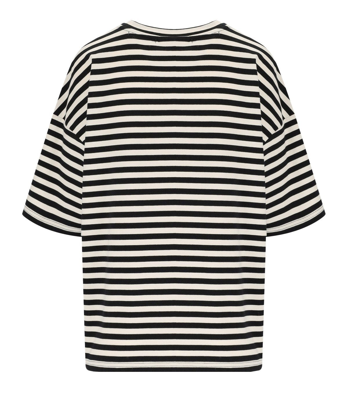 ESSENTIEL ANTWERP JOSTE WEISS GESTREIFTES T-SHIRT