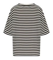ESSENTIEL ANTWERP JOSTE WEISS GESTREIFTES T-SHIRT