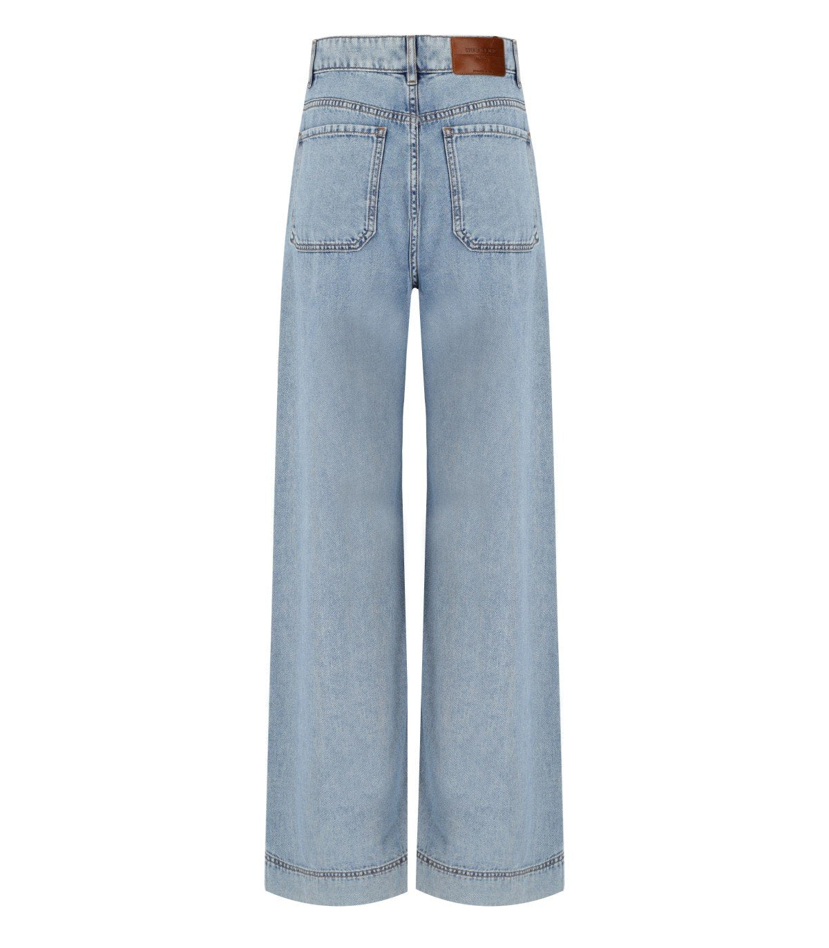 MAX MARA WEEKEND VEGA LIGHT BLUE WIDE LEG JEANS