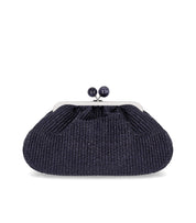 MAX MARA WEEKEND PASTICCINO FORTUNA MEDIUM NAVY BLUE CLUTCH