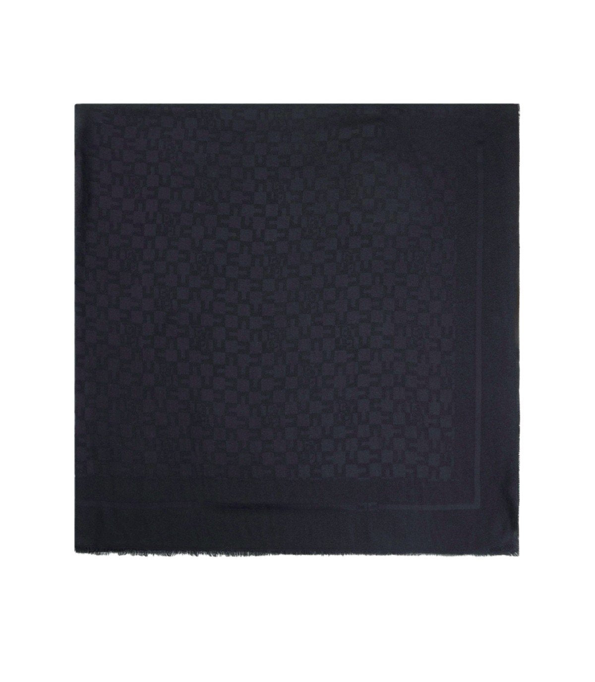 ÉCHARPE MONOGRAM NOIRE ELISABETTA FRANCHI