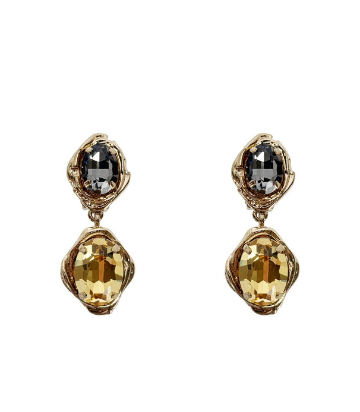 MAX MARA WEEKEND FASTO GOLD EARRINGS
