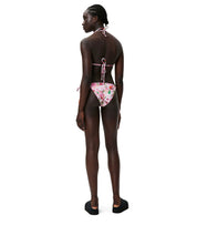 GANNI PINK FLORAL BIKINI BOTTOM