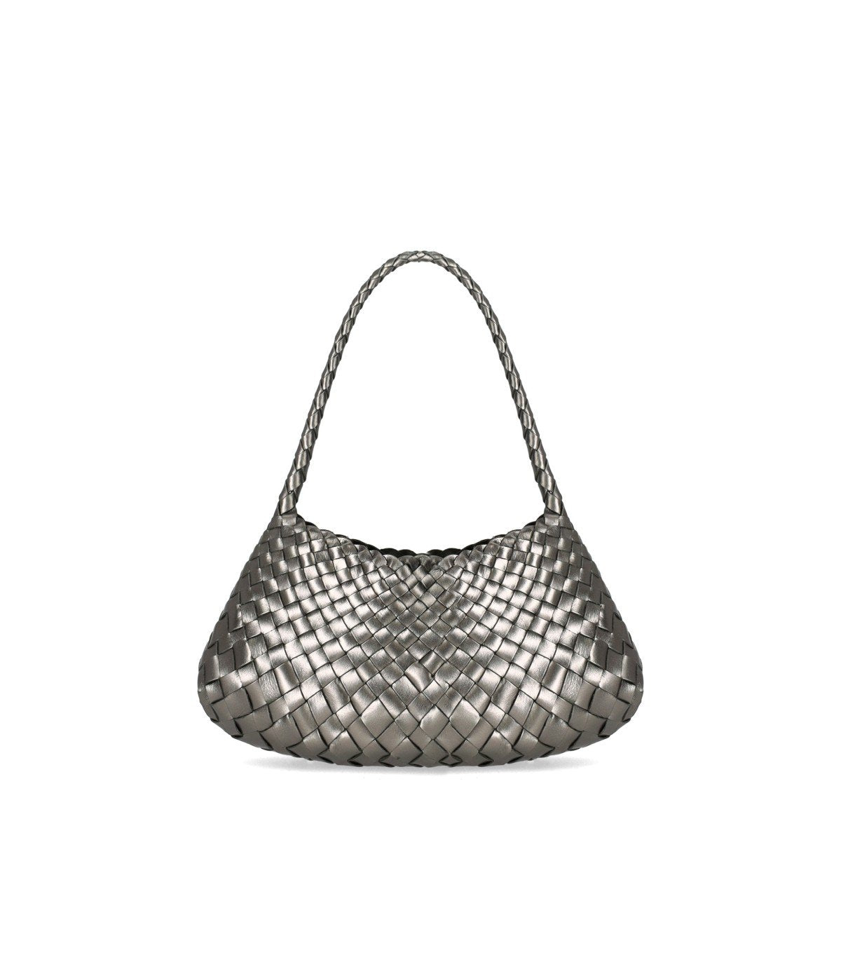DRAGON DIFFUSION ROSANNA MINI SILVER SHOULDER BAG