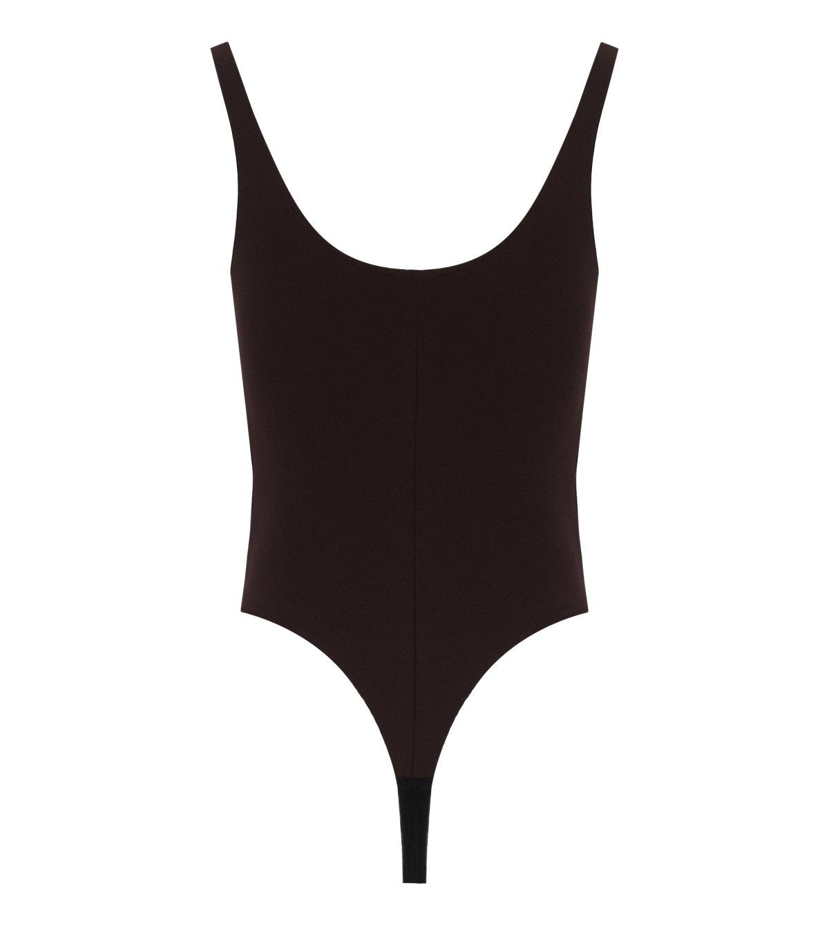 ELISABETTA FRANCHI DARK CHOCOLATE BODYSUIT