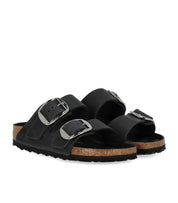BIRKENSTOCK ARIZONA BIG BUCKLE BLACK SANDAL