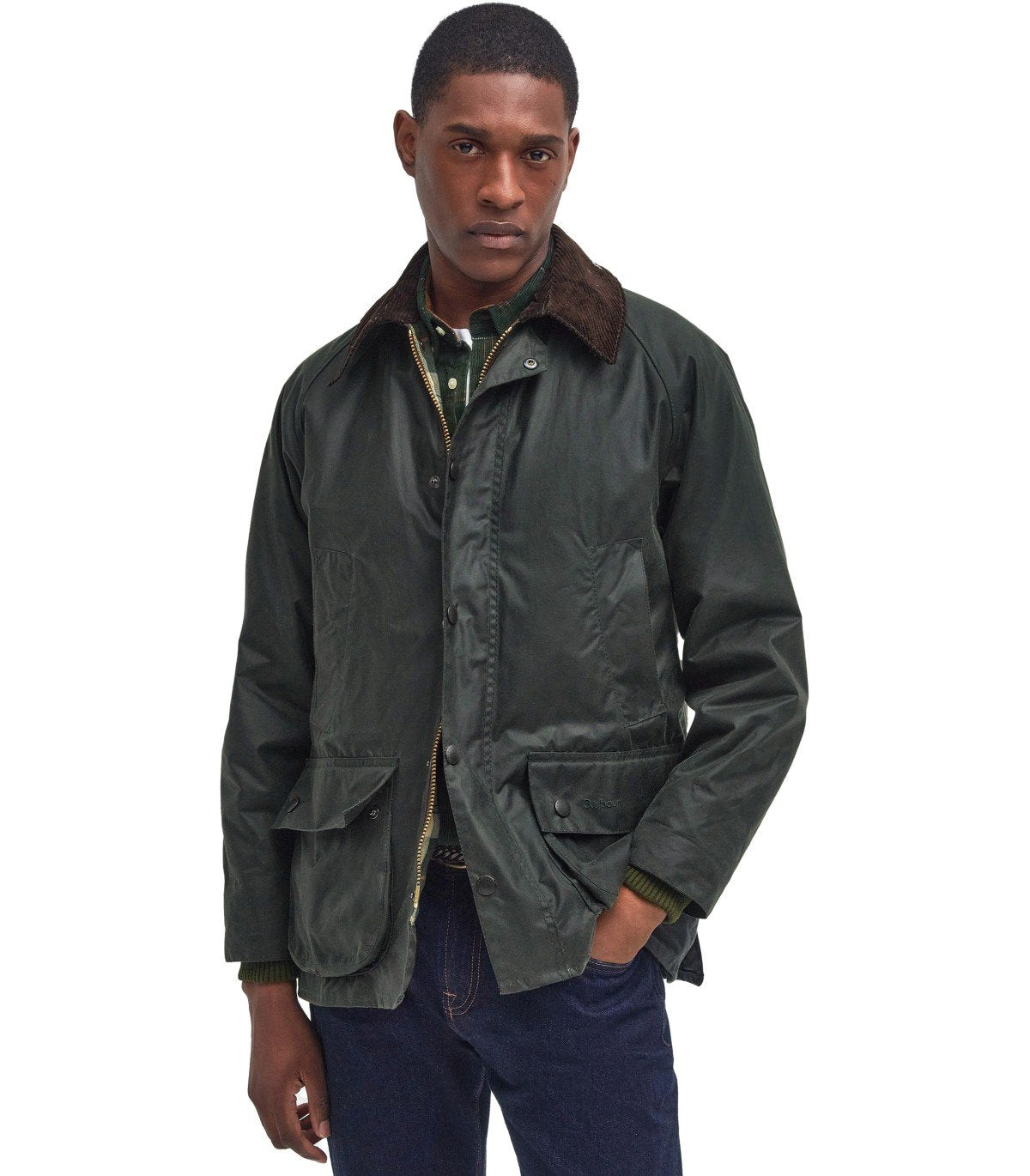 BARBOUR BEDALE WAX SAGE GREEN JACKET