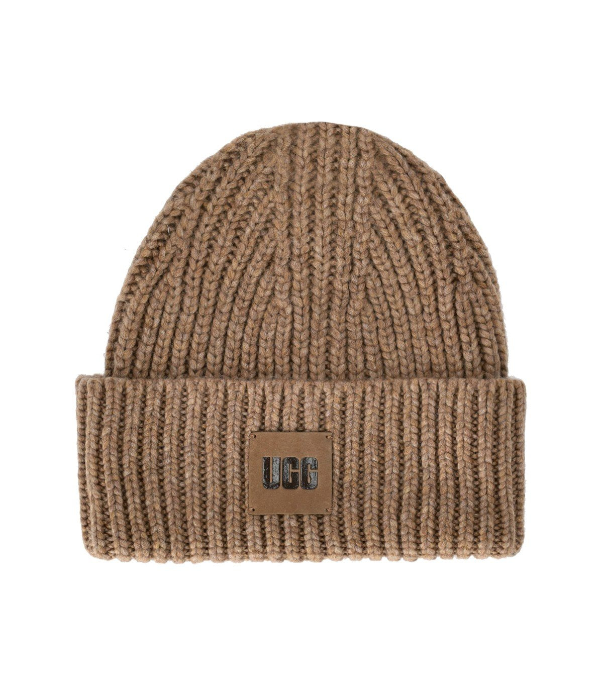 UGG CHUNKY RIB CAMEL BEANIE