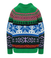 ESSENTIEL ANTWERP IRELANDO GREEN CREWNECK SWEATER