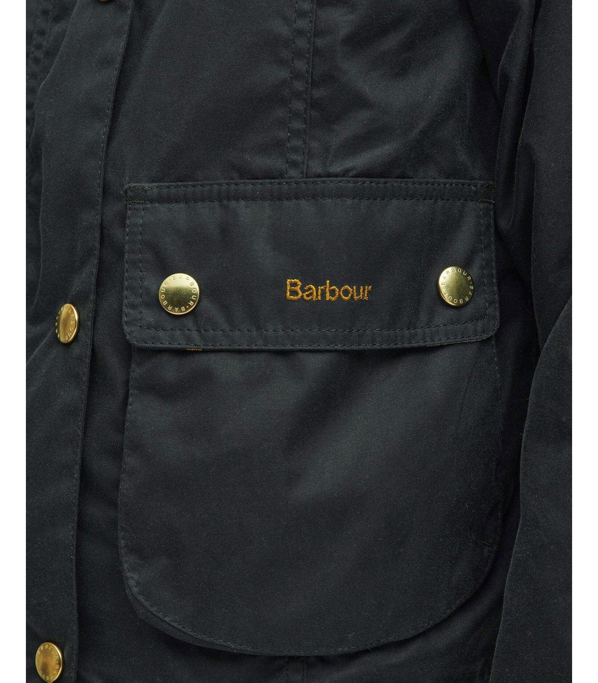 BARBOUR BEADNELL WAX GREEN CROPPED JACKET