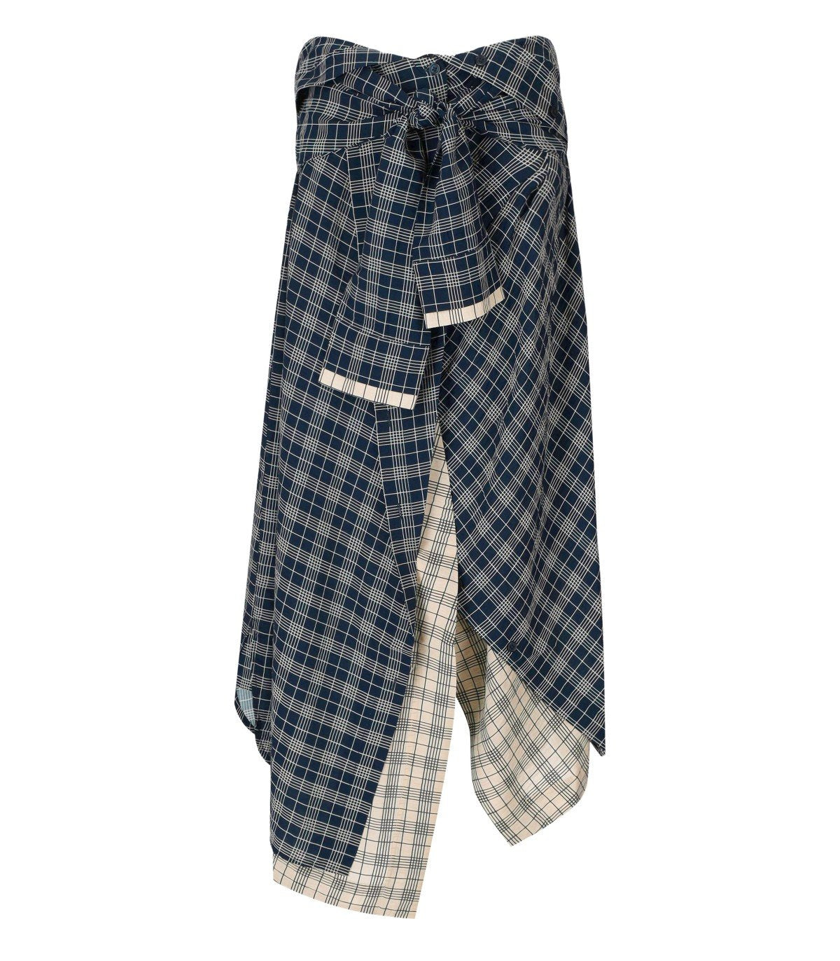 ESSENTIEL ANTWERP IXCHEL NAVY BLUE SKIRT