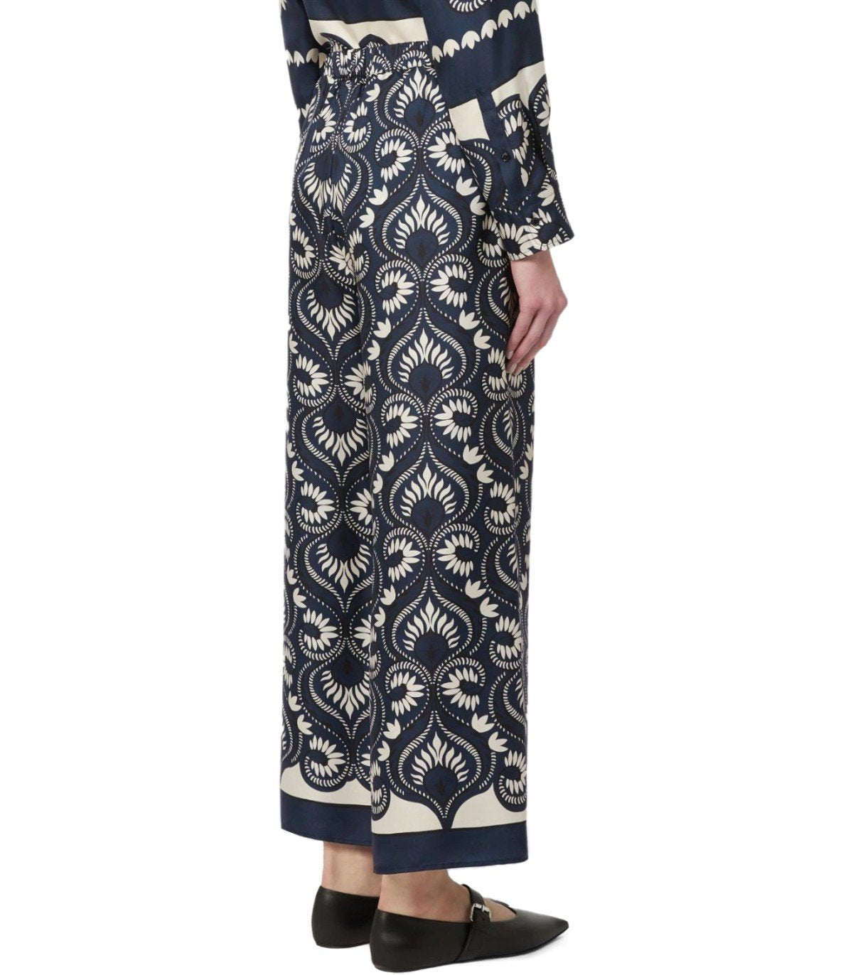 MAX MARA WEEKEND OTTICO BLUE PANTS