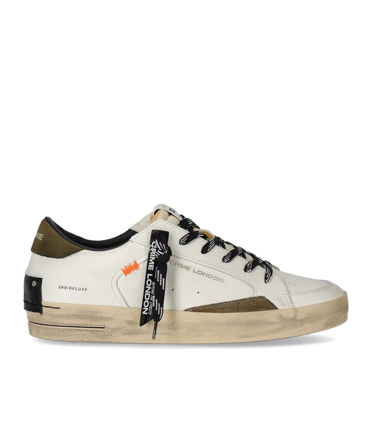 SNEAKER SK8 DELUXE BIANCO MILITARE CRIME LONDON