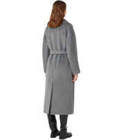 MAX MARA WEEKEND TEMPERA GAUER MANTEL MIT GÜRTEL