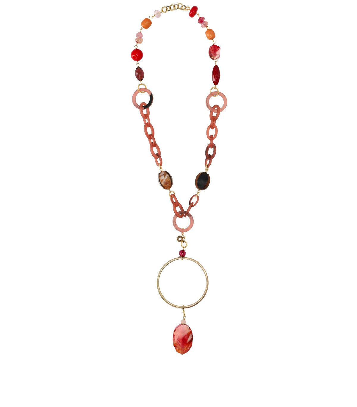 ÀLMALA METAL PINK NECKLACE