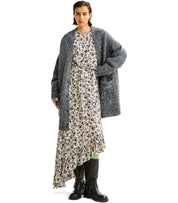 ESSENTIEL ANTWERP INLACE BLACK CARDIGAN