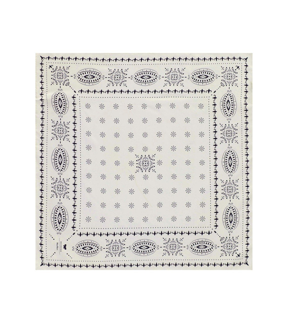 MAX MARA WEEKEND SIAM BLUE FOULARD SCARF