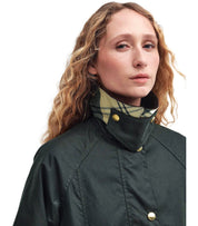 BARBOUR BEADNELL WAX SAGE GREEN JACKET