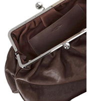 MAX MARA WEEKEND PASTICCINO CRISTIN LARGE DUNKLEBRAUNE HANDTASCHE