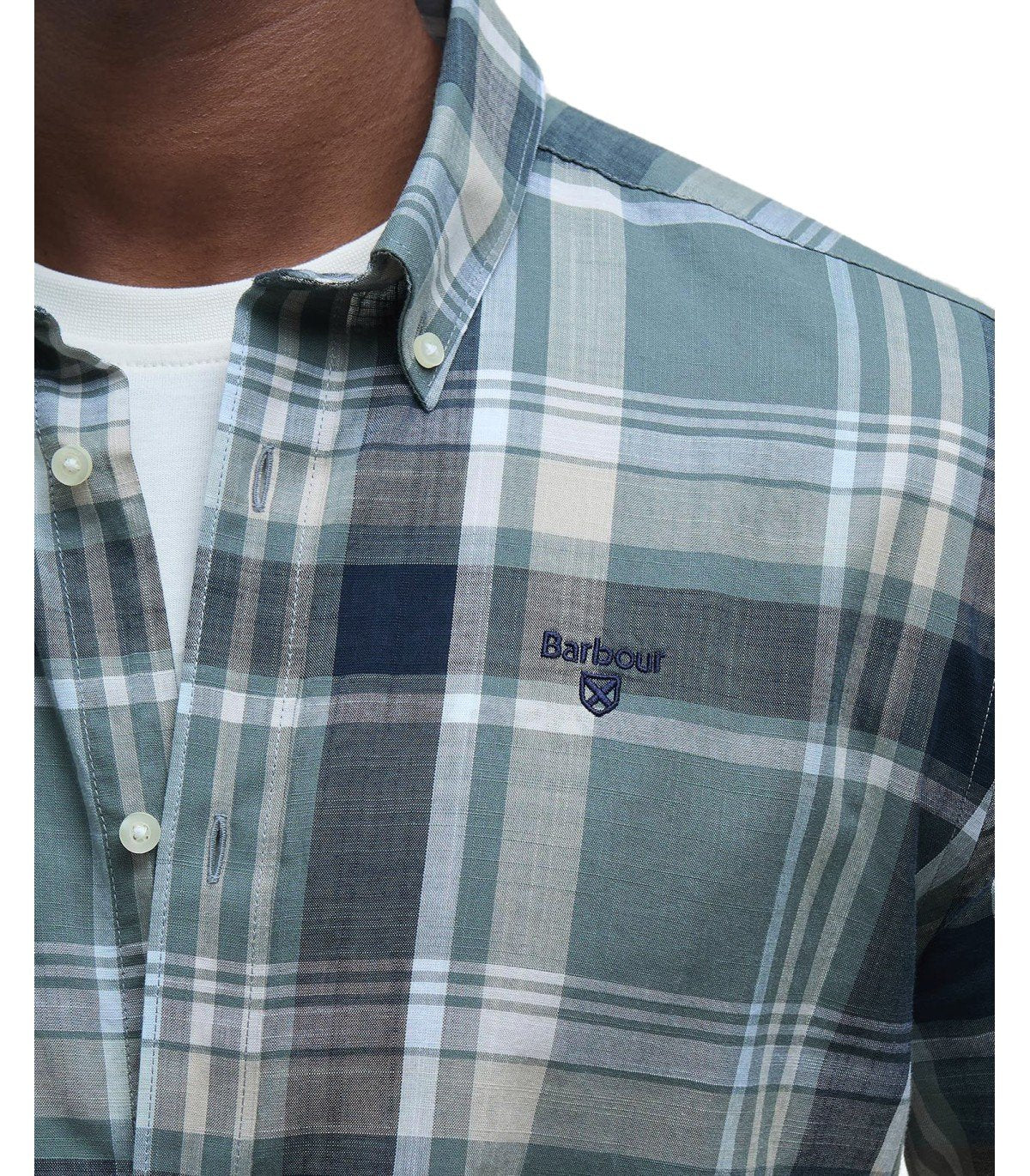 BARBOUR KIDD VINTAGE TEAL HEMD