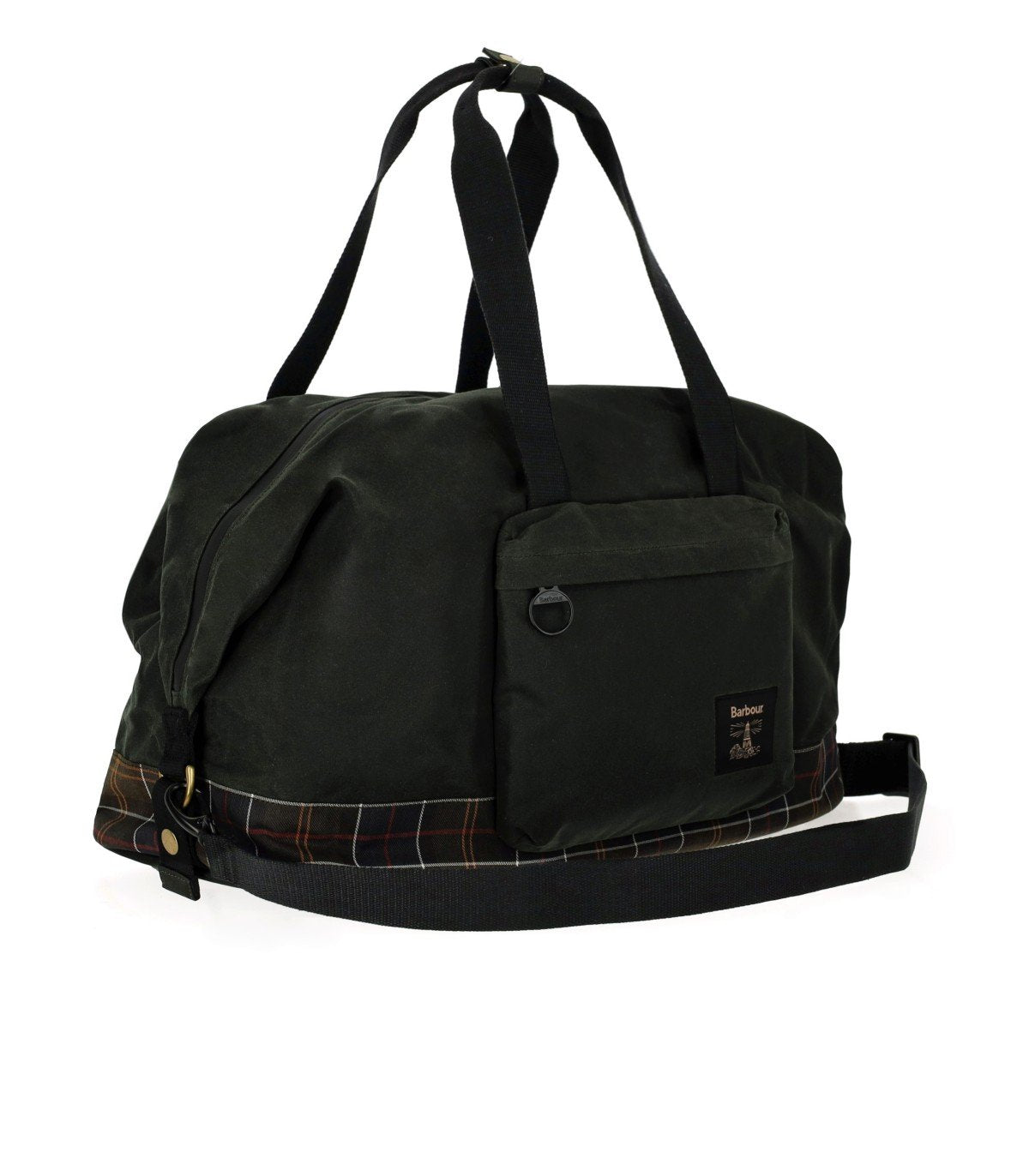 BARBOUR FIELD WAX GRÜNE REISETASCHE