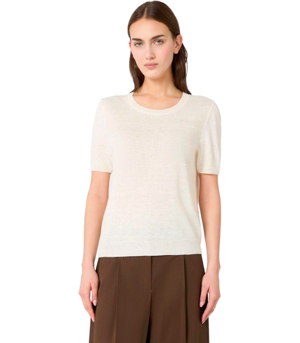 MAX MARA WEEKEND PANCONE ECRU TOP