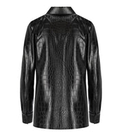 CAMISA NEGRA ESTAMPADA COCOCO ELISABETTA FRANCHI