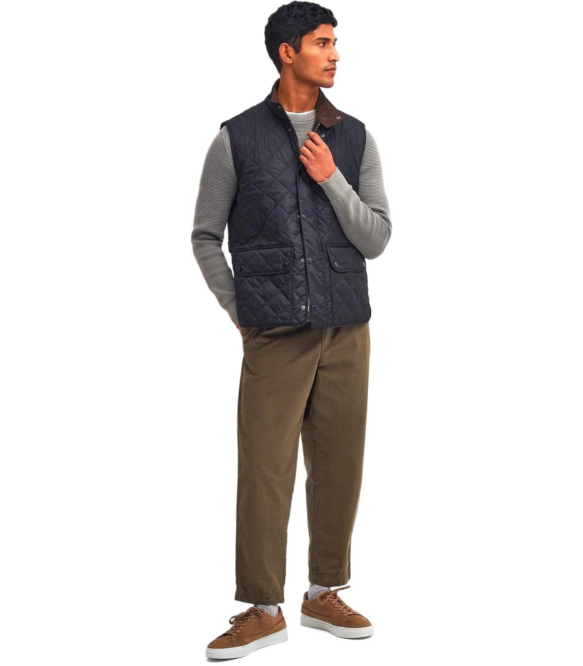 BARBOUR NEW LOWERDALE MARINEBLAUE WESTE