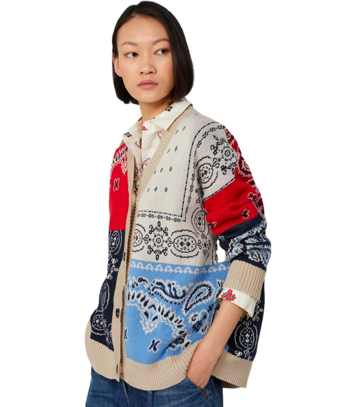 CARDIGAN BAOBAB MULTICOLORE MAX MARA WEEKEND