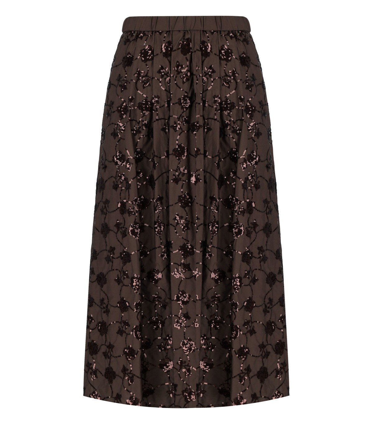 MAX MARA WEEKEND TEMBRA BROWN SKIRT