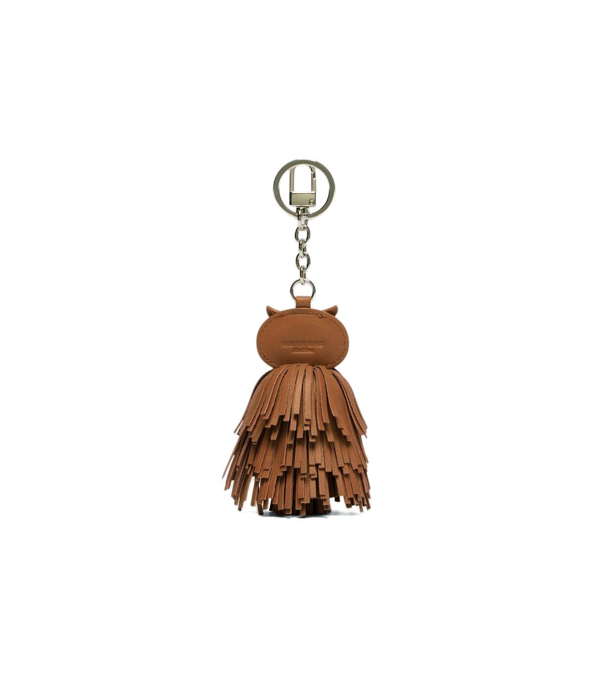 MAX MARA WEEKEND GIGANTE OWL BROWN KEYCHAIN