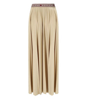 MAX MARA WEEKEND BLEU SABBIA PLEATED SKIRT