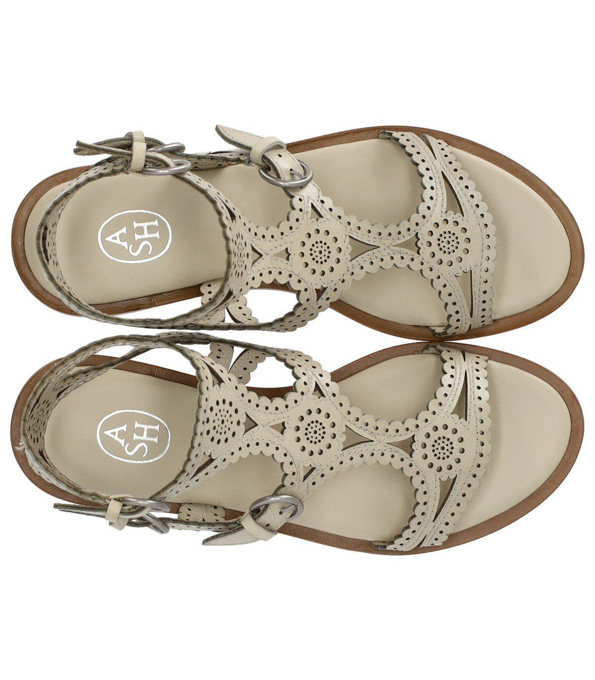 ASH PAPRIKA TALC FLAT SANDAL