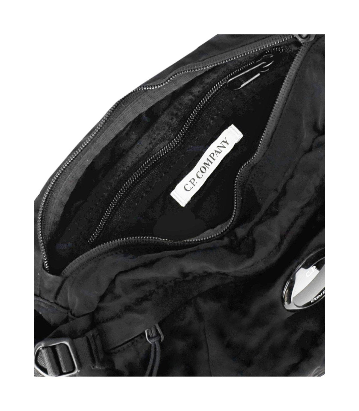C.P. COMPANY NYLON-B SCHWARZE GÜRTELTASCHE
