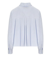 MAX MARA WEEKEND EDEN HELLBLAUES GESTREIFTES HEMD