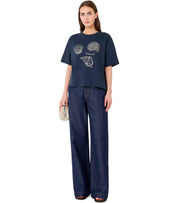 T-SHIRT SABATO BLEU MAX MARA WEEKEND