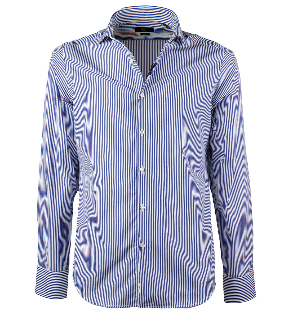 GMF 965 BLUE WHITE STRIPED SHIRT
