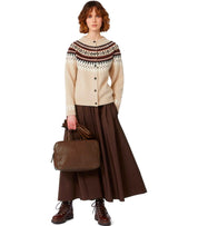 FALDA LARGA BRUNO1234 MARRÓN MAX MARA WEEKEND