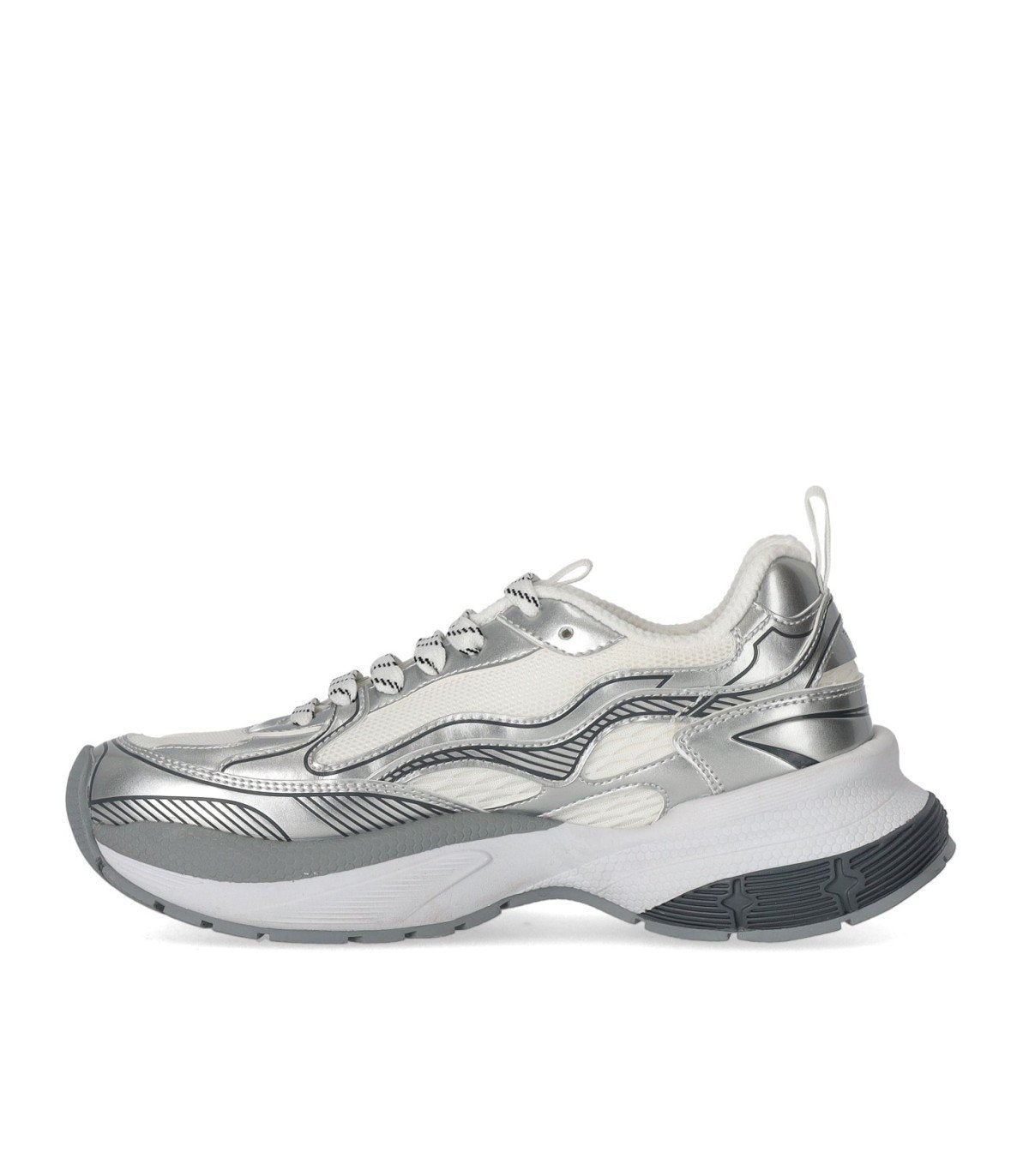 EMPORIO ARMANI SILVER SNEAKER
