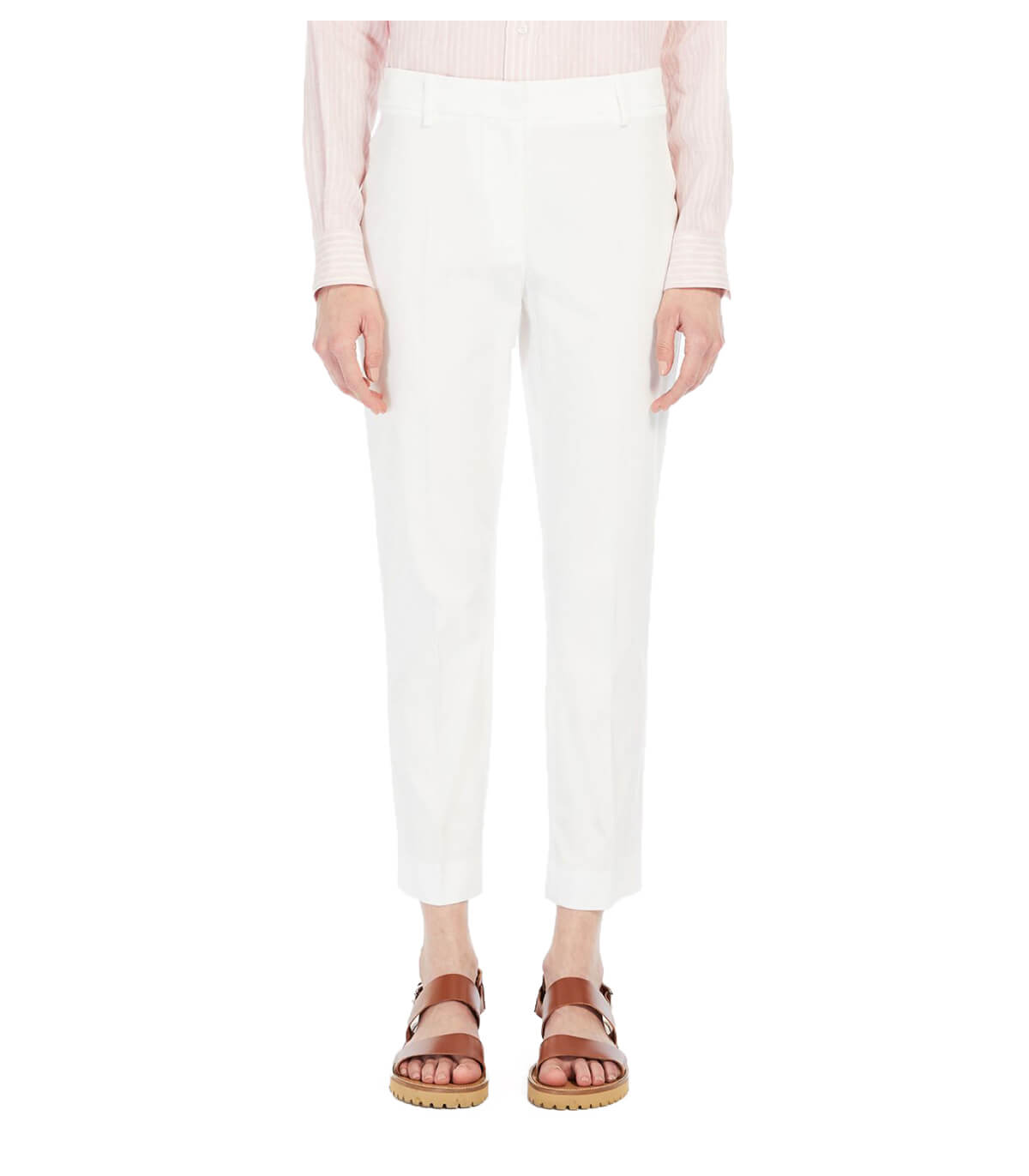 MAX MARA WEEKEND CECCO WHITE PANTS