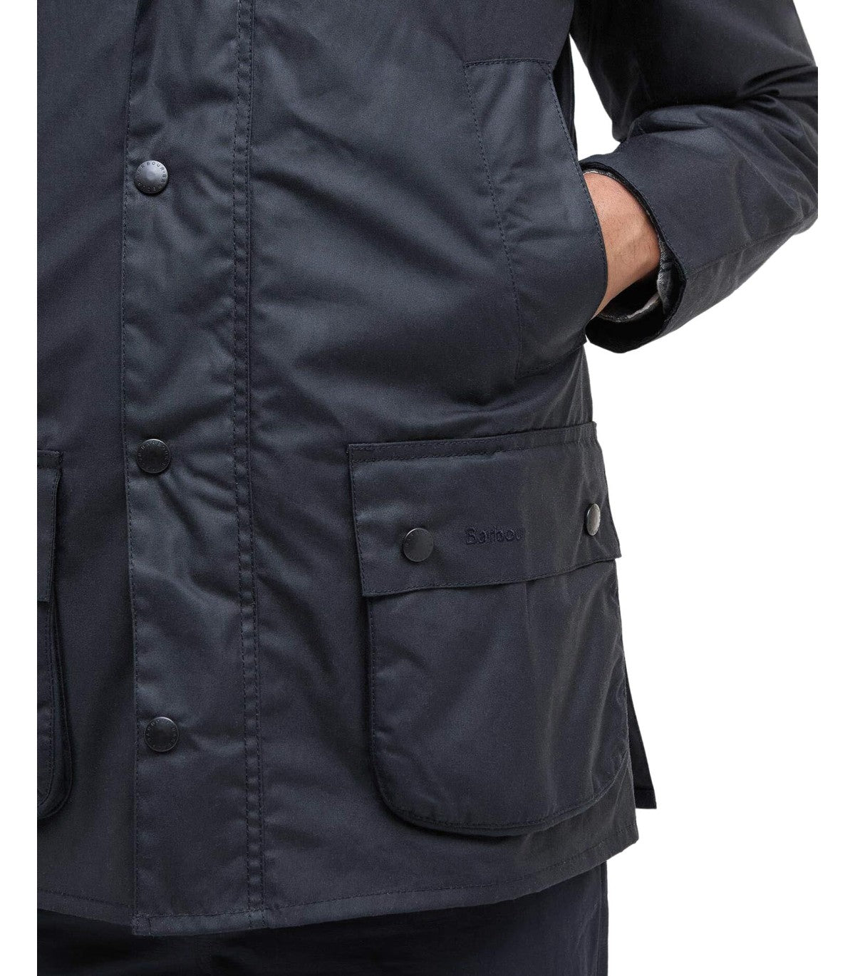 GIACCA ASHBY WAX BLU NAVY BARBOUR
