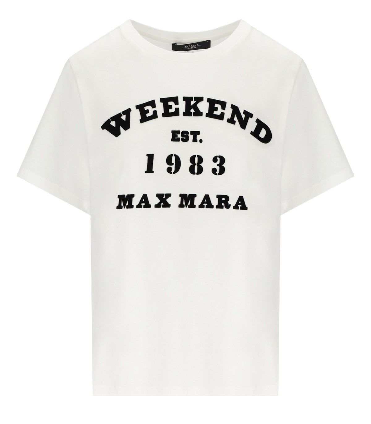 Weekend Max MaraロゴTシャツ T-shirt Tenue Bianca Max Mara Weekend | Ferraris Boutique
